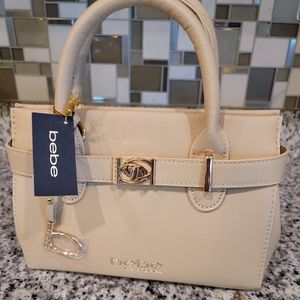 Bebe cream small Satchel